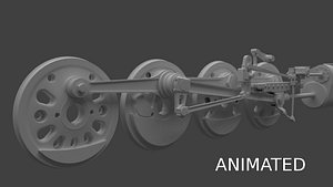 train wheel 3D model
