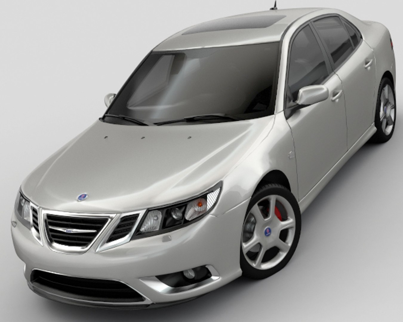 3d Model Of Saab 93 Turbo X