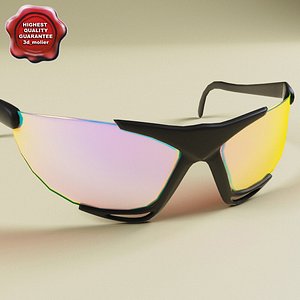 3d model sport glasses