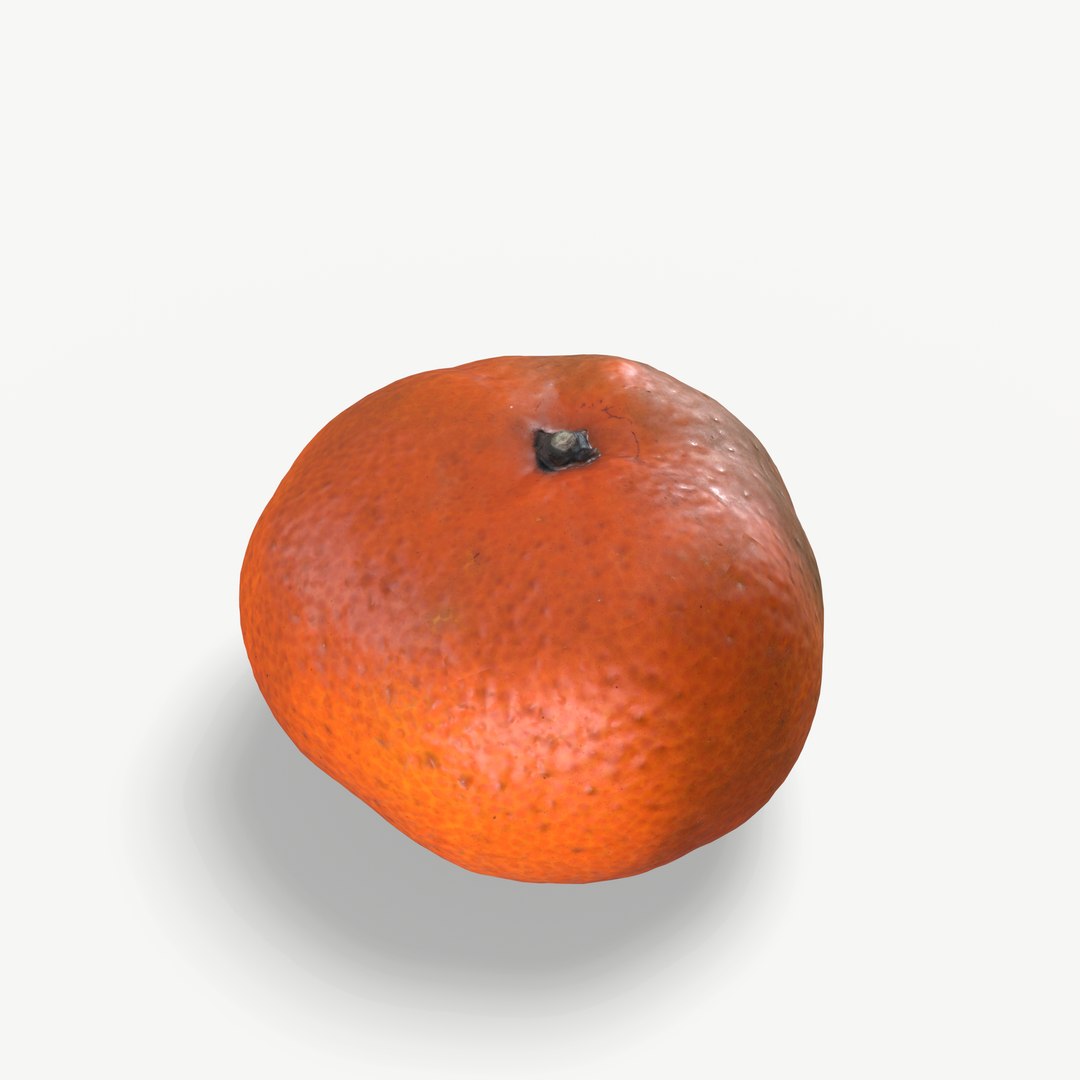 High Quality Scan Mandarin - 2 3D Model - TurboSquid 2189962