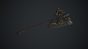 3D axe weapons