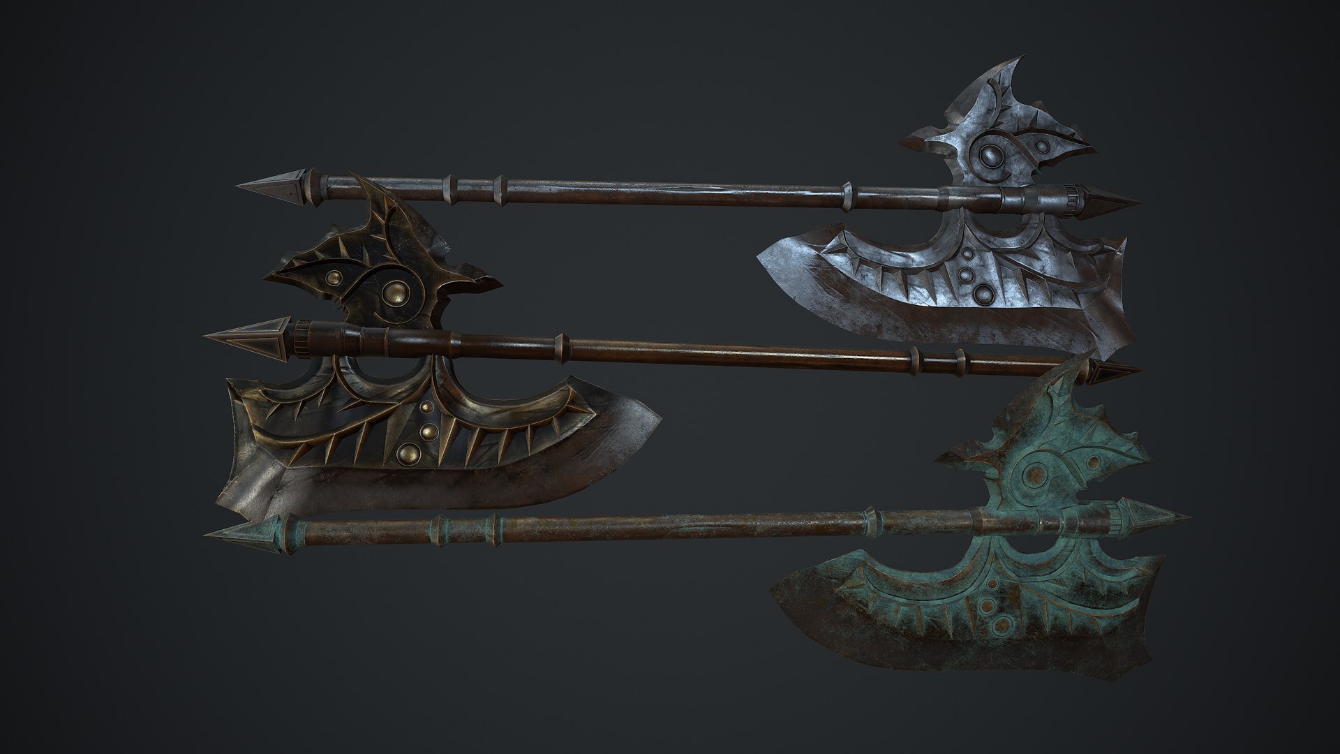 3D axe weapons https://p.turbosquid.com/ts-thumb/iH/dYOMtI/fraihdn7/screenshot007/png/1602694239/1920x1080/fit_q87/5e3cf4017c6f09bab57223a2d09aa5142cb5fe3c/screenshot007.jpg