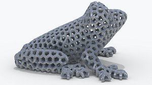 frog voronoi 3D model