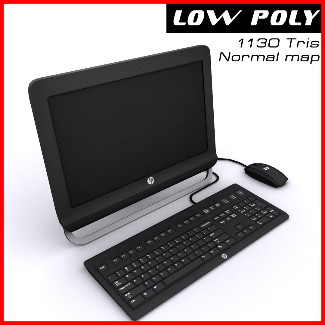Monoblock Hp 3d Model