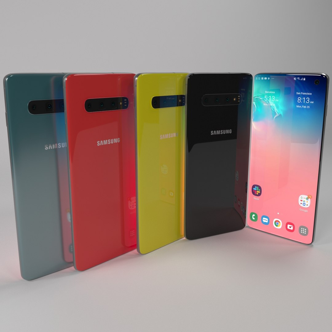 Samsung Galaxy S 10 Model - TurboSquid 1530889