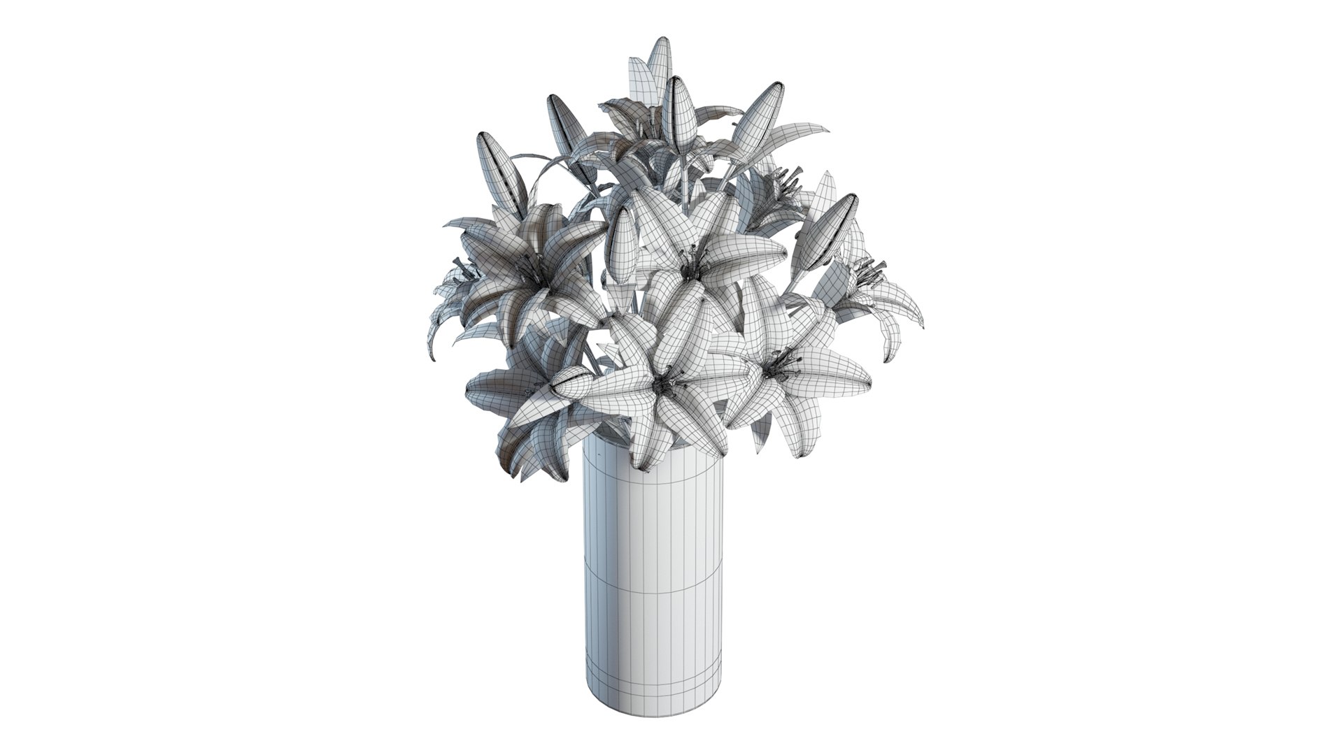 Flower Set 10 - White Lilies Bouquet 3D model https://p.turbosquid.com/ts-thumb/iH/m94OFT/5c/flower_set_10_wire_0001/jpg/1651806518/1920x1080/fit_q87/c89a2633a5a028da5f1bd6693da271560abaaae2/flower_set_10_wire_0001.jpg