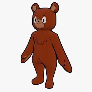 TEXTURED AND ANIMATED CUTE BEAR