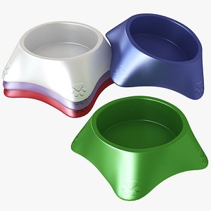 Plastic Pet Bowl model
