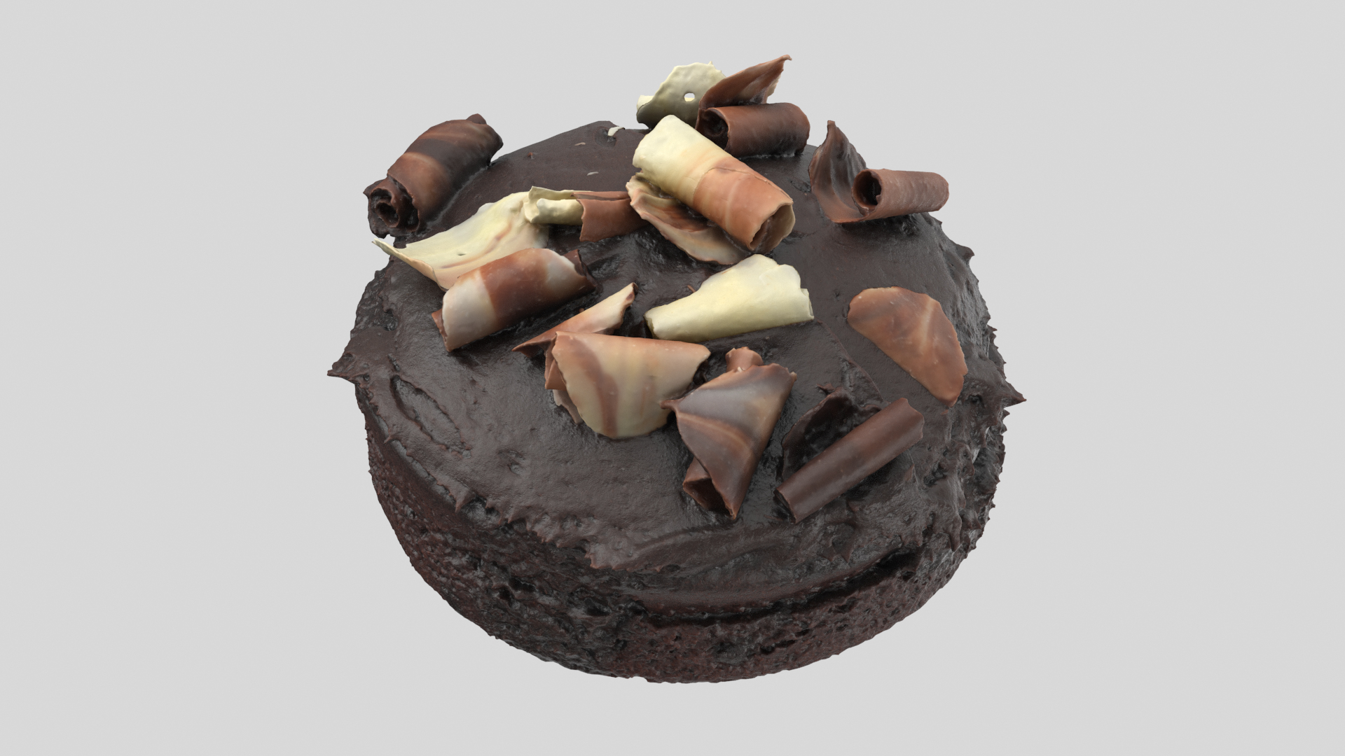 3D Model Chocolate Cake - TurboSquid 1759736