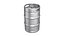 3D model beer keg