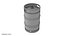 3D model beer keg