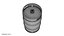 3D model beer keg
