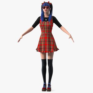 Fashionable Chinese Woman T-pose