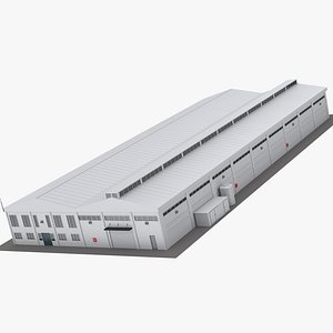 Factory Outdoor 3D model