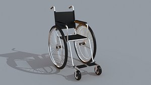 wheelchair Vray 3D