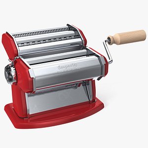 Imperia Pasta Maker Machine Red 3D model