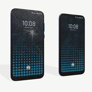 Smartphone Clean and Damaged