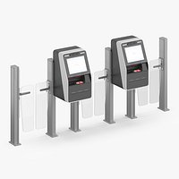 Automated Biometrics Access Turnstile System