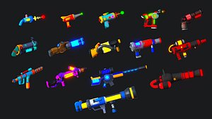 Stylized Ray Gun Package