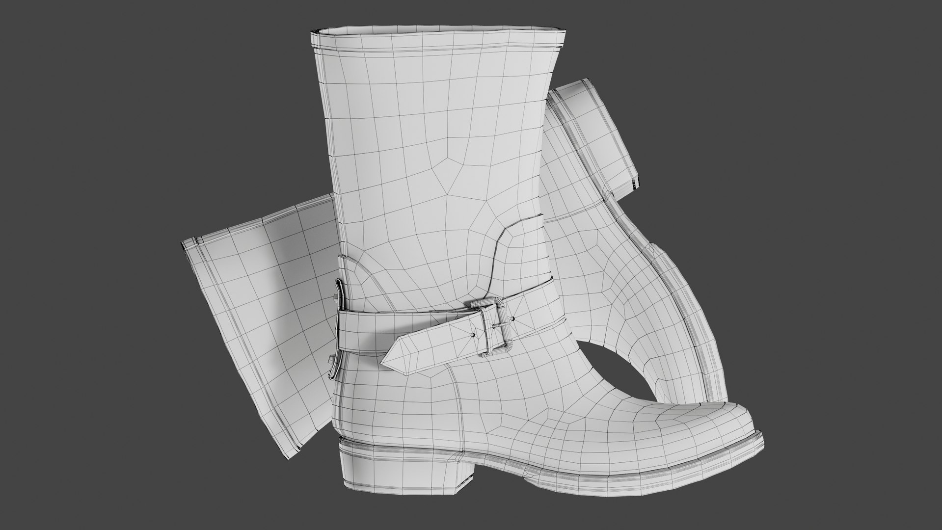 Mesh Women S Boots 3D Model - TurboSquid 1630306