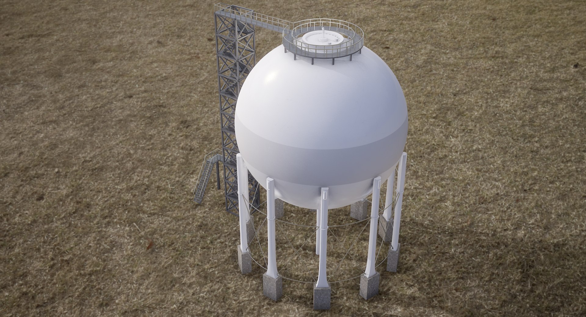 3D Storage Gas Model - TurboSquid 1357495