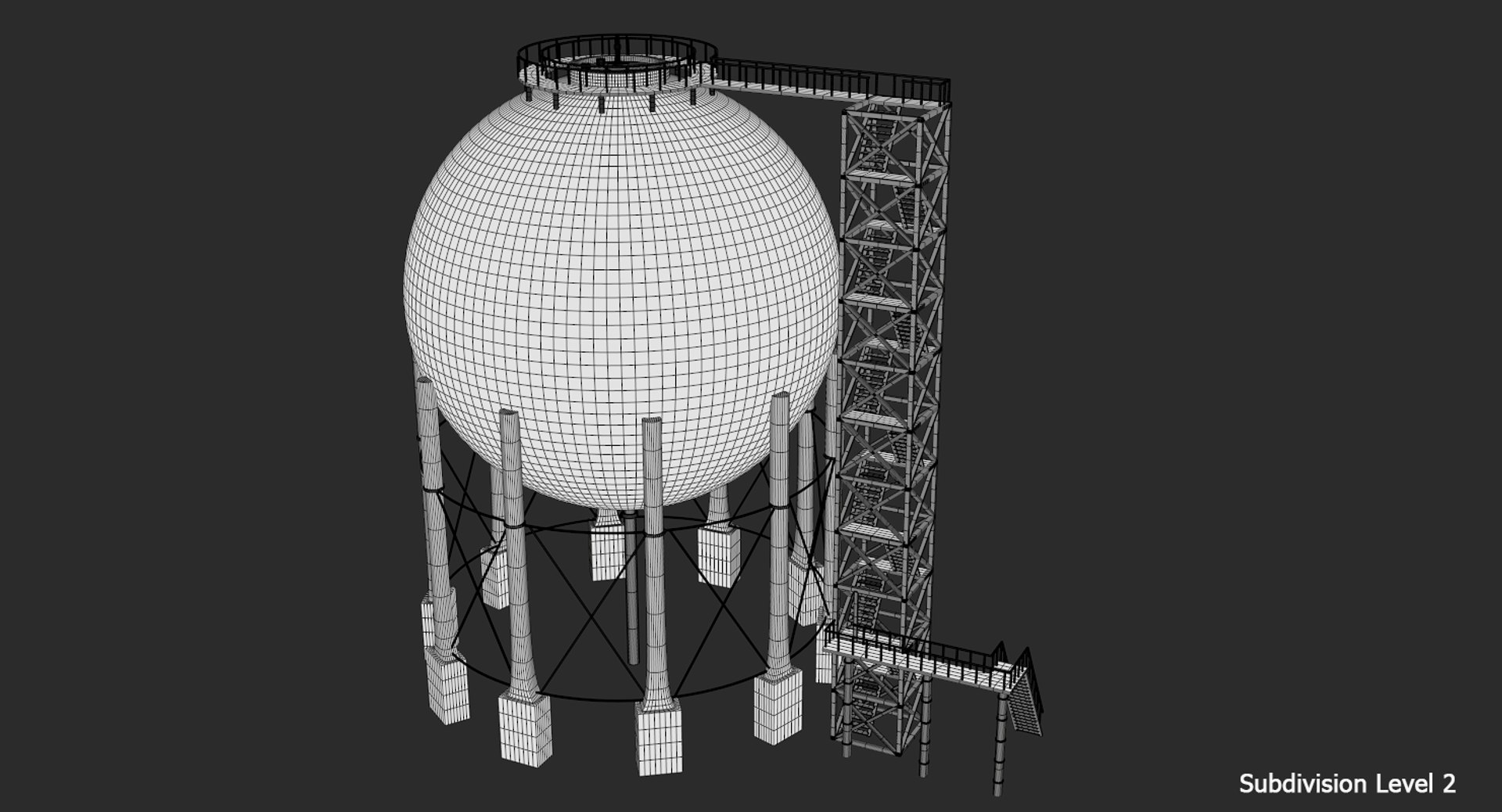 3D Storage Gas Model - TurboSquid 1357495