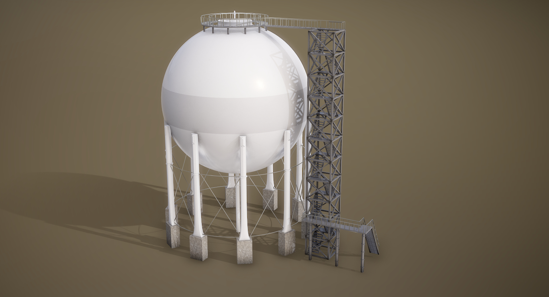 3D Storage Gas Model - TurboSquid 1357495