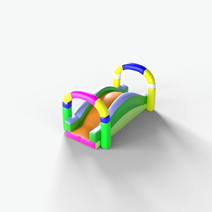 3D Bouncy house wave