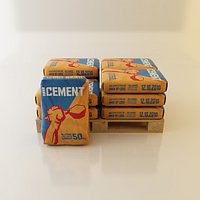 Cement Bags on Pallet