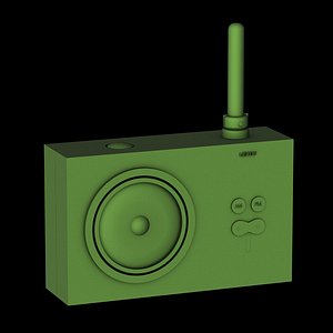 Tykho AM/FM Radio (1997) by Marc Berthier for Lexon