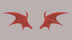 3D Devils Wings