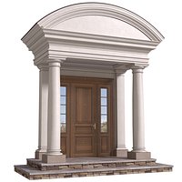 Classic Porch Main Entrance to the house Entry group