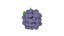 3D cartoon grape