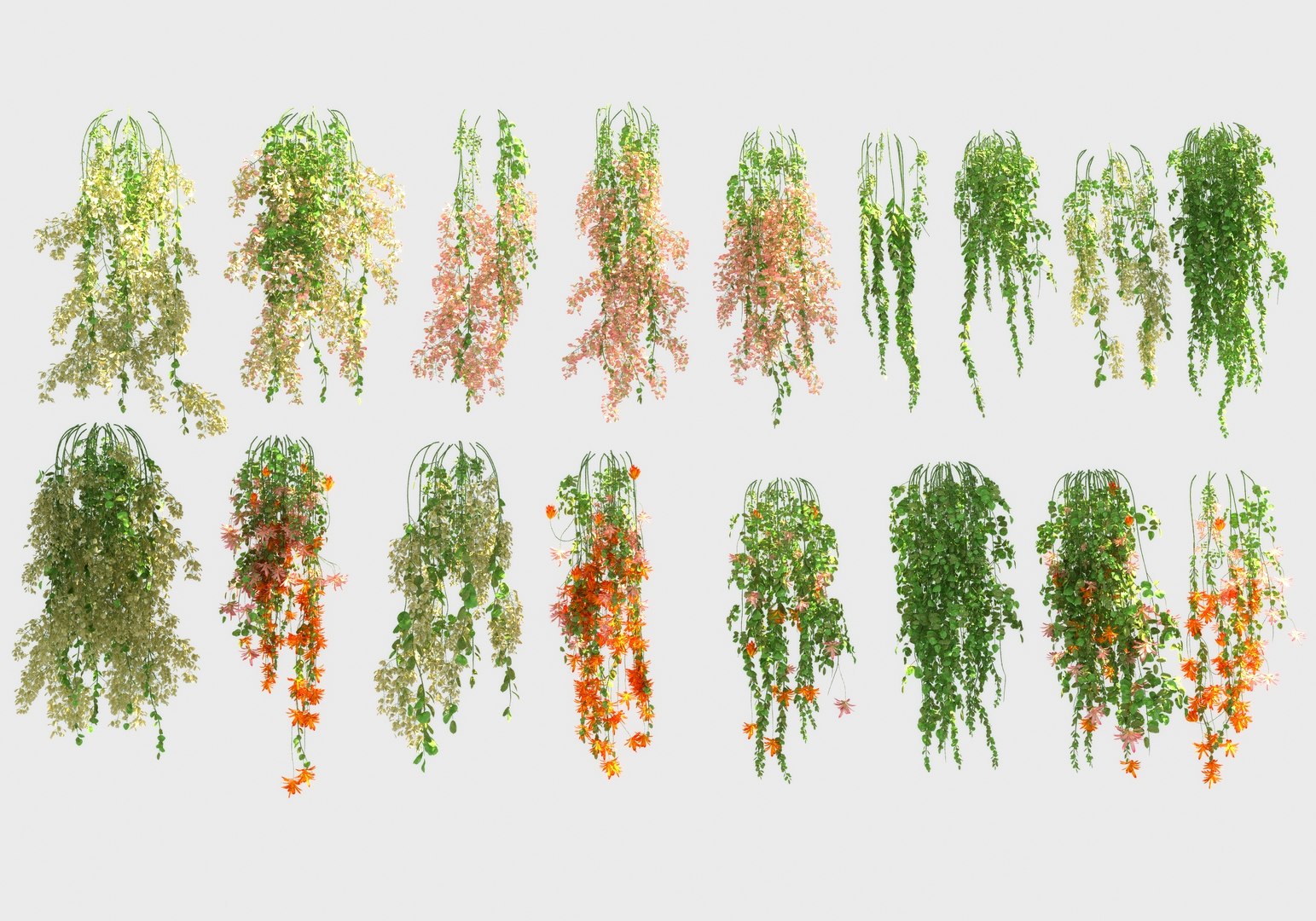 3D Hanging Flowers  Pack model https://p.turbosquid.com/ts-thumb/iI/W0x6Hd/Pq/a2/jpg/1658337093/1920x1080/fit_q87/61e341c43c045e4296f394f6c17cd6bca1ff3051/a2.jpg