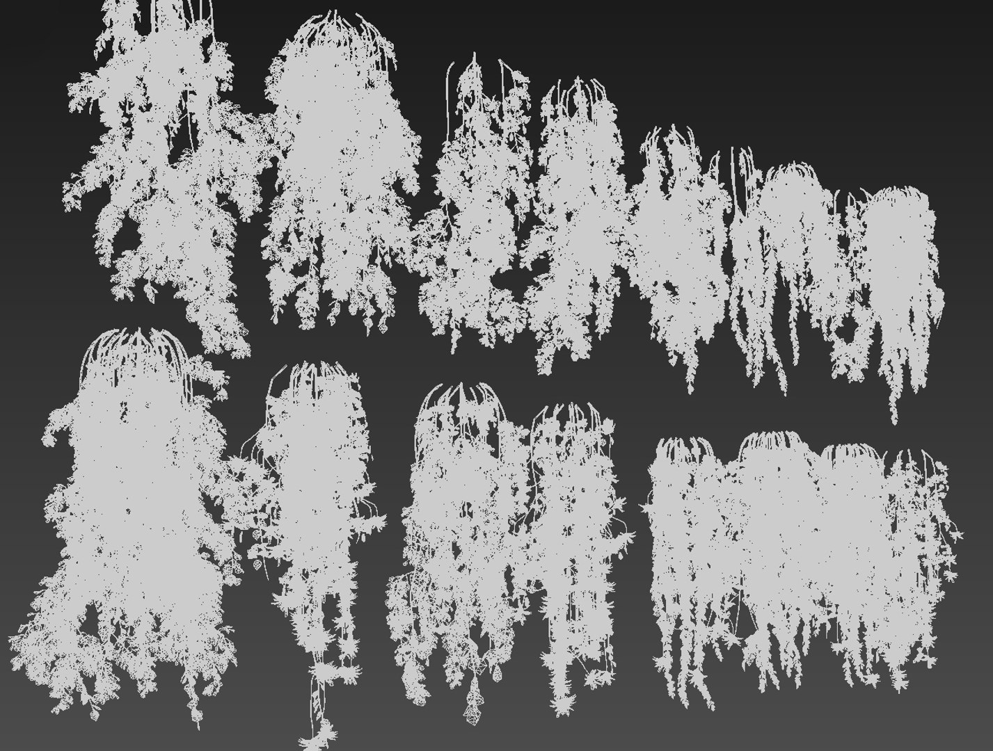 3D Hanging Flowers  Pack model https://p.turbosquid.com/ts-thumb/iI/W0x6Hd/uO/555456/jpg/1658339882/1920x1080/fit_q87/eaf7d5ee368a858bd7cf3b29ecd1770ab50d553c/555456.jpg