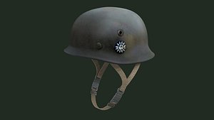 3D Kuomintang  helmet armor  war steel army soldier privat battle people helm