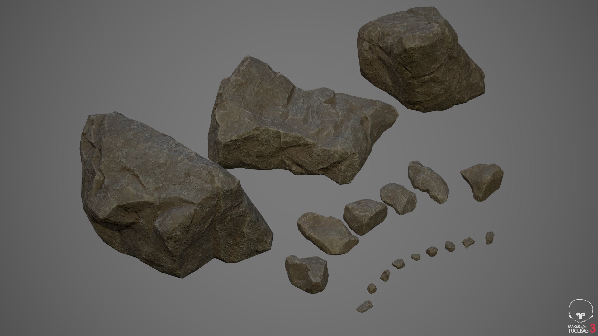 3D Rocks Unreal Engine - TurboSquid 1578232