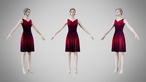 3D model Dress 36 Velvet Horizon