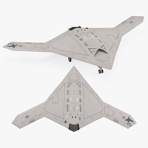 3D Northrop Grumman X-47B UCAV Drone model