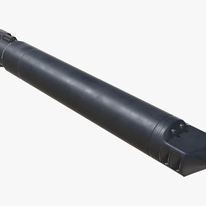 Tactical Silencer 50BMG Low-poly model 3D