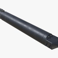 Tactical Silencer 50BMG Low-poly model