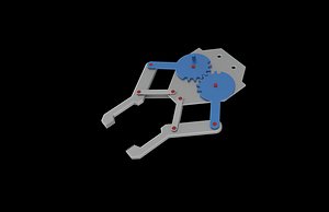 3d robotic clamp model