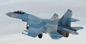 Russian Fighter Jet Sukhoi SU-35 Flanker