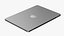 MacBook Air M2 Space Gray 3D model