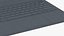 MacBook Air M2 Space Gray 3D model