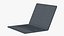 MacBook Air M2 Space Gray 3D model