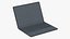 MacBook Air M2 Space Gray 3D model