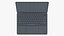 MacBook Air M2 Space Gray 3D model