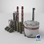 3D Detailed Large Oil Refinery Collection model