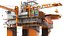 3D Detailed Large Oil Refinery Collection model